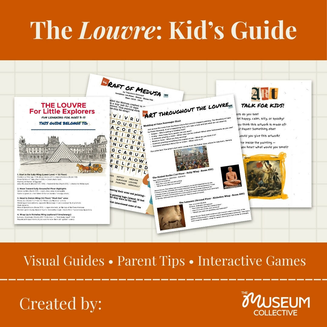 Louvre with Kids: Printable Self-Guided Tour (Ages 3–5)