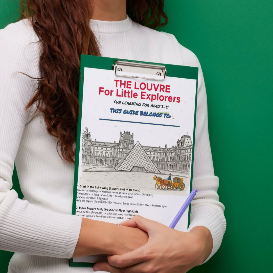 Louvre with Kids: Printable Self-Guided Tour (Ages 3–5)