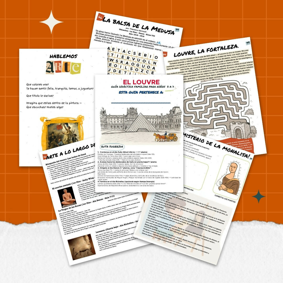 Louvre with Kids: Printable Self-Guided Tour (Ages 3–5)