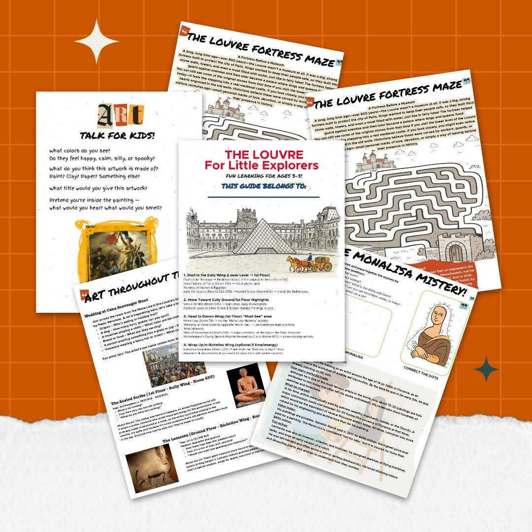 Guía del Louvre en Español para Familias | Ruta Autoguiada (PDF)