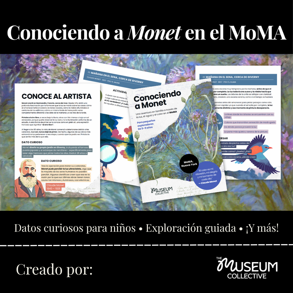 Conociendo a Monet en el MoMA: Guía familiar para pequeños exploradores De 5–9 años