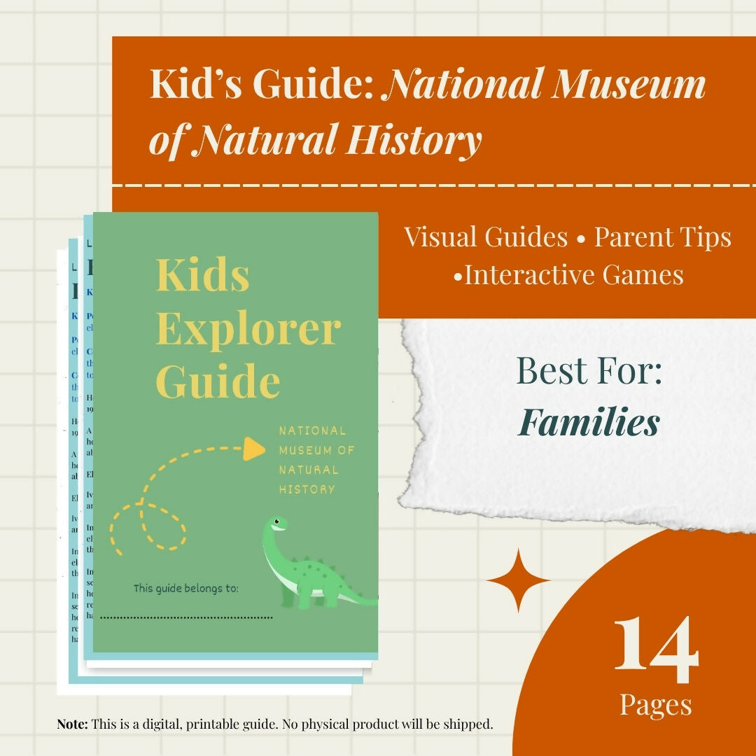 Smithsonian Natural History Museum Family Guide (Kids Activities + Self-Guided Tour)