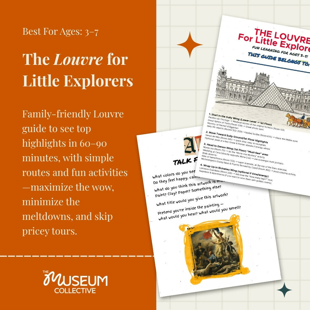 Guía del Louvre en Español para Familias | Ruta Autoguiada (PDF)